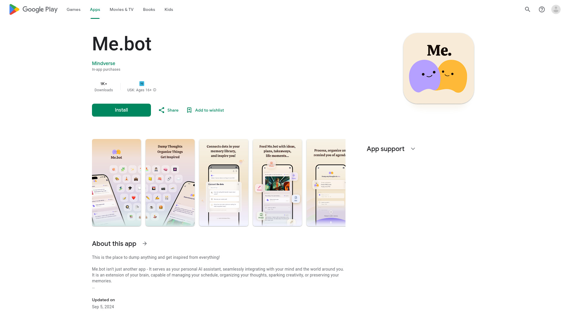 Me.bot screenshot