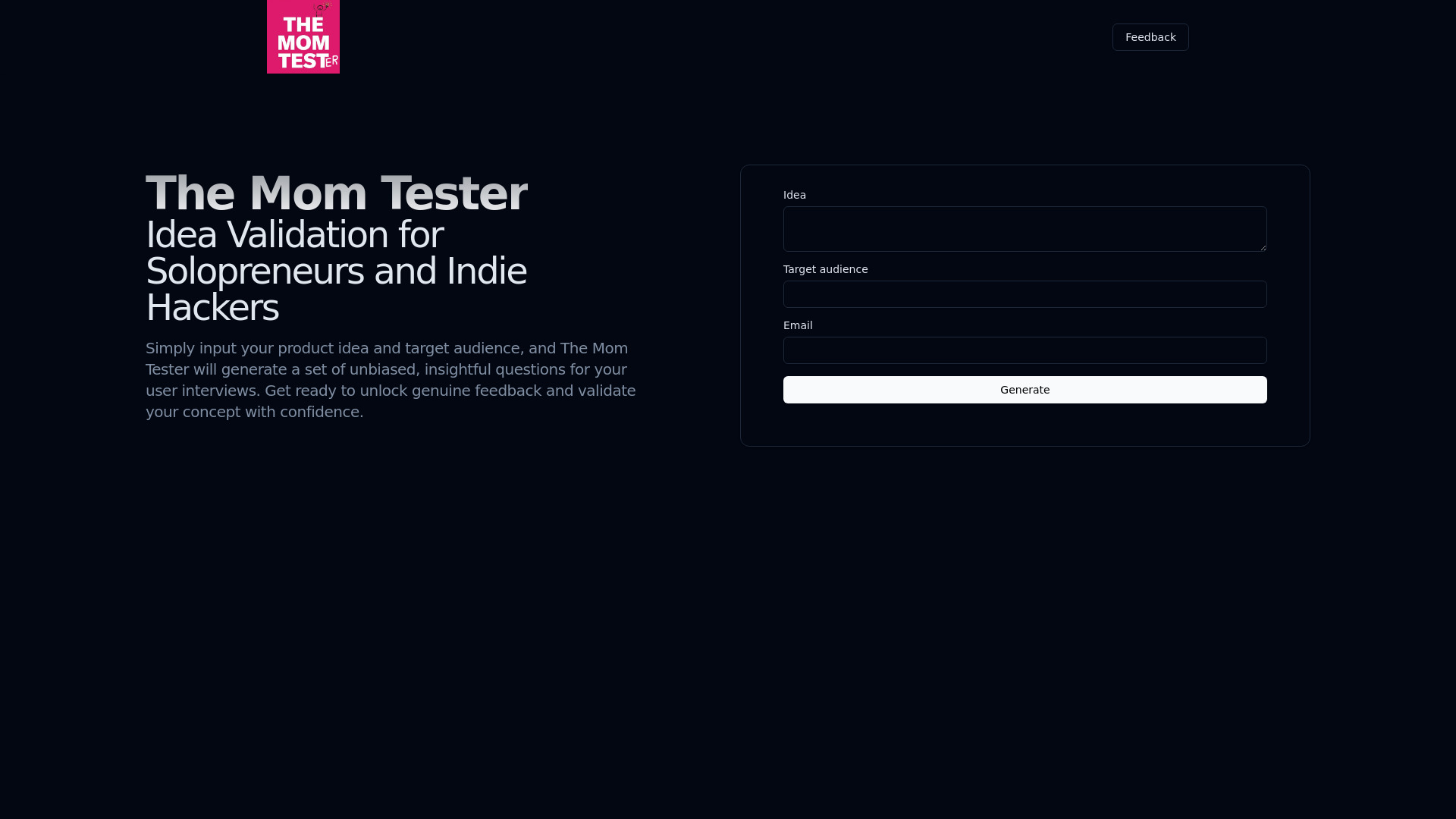 The Mom Tester screenshot