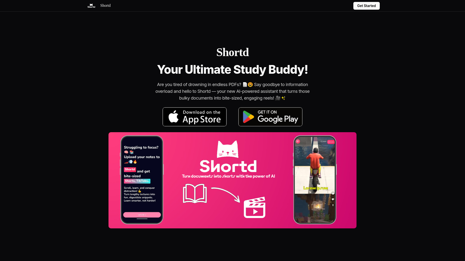 Shortd screenshot