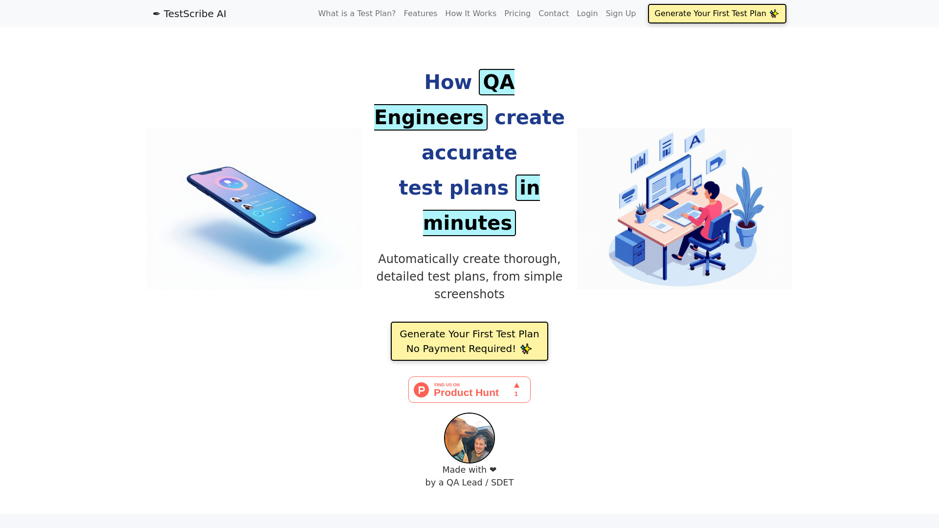 TestScribe AI screenshot