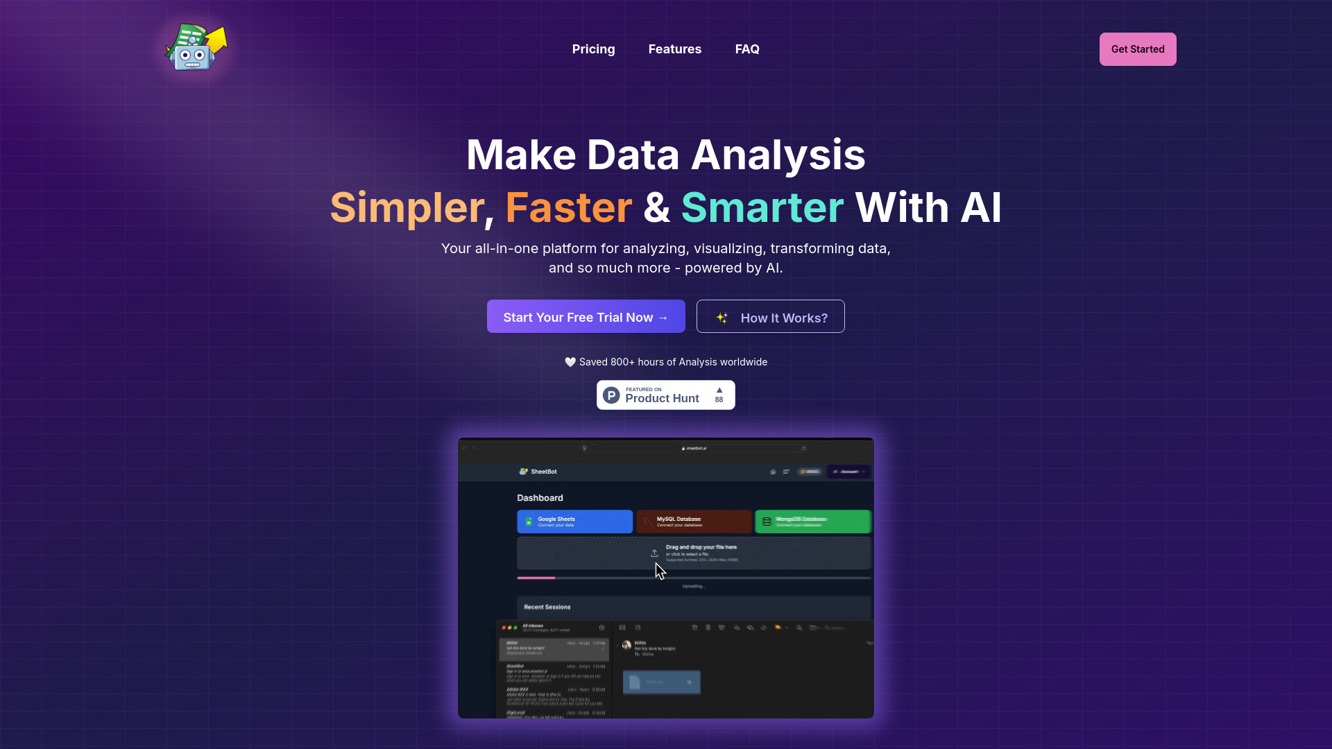 SheetBot AI screenshot