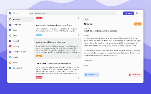 Faqtual screenshot