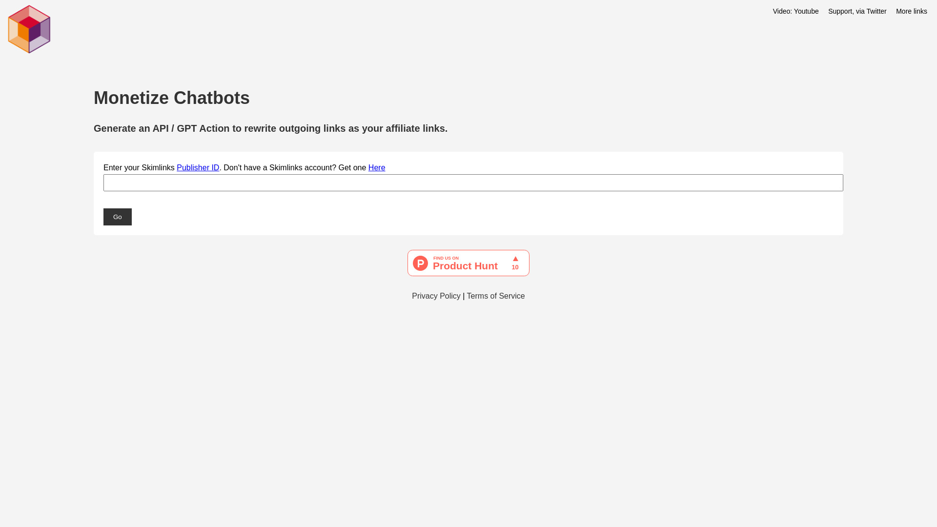 Monetize Chatbots screenshot