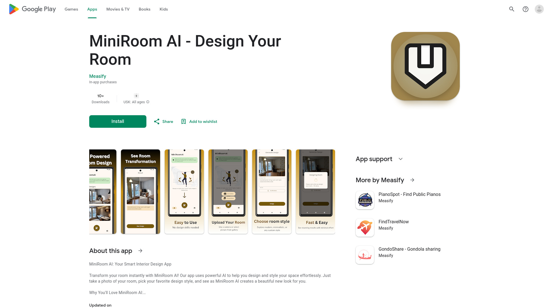 MiniRoom AI screenshot