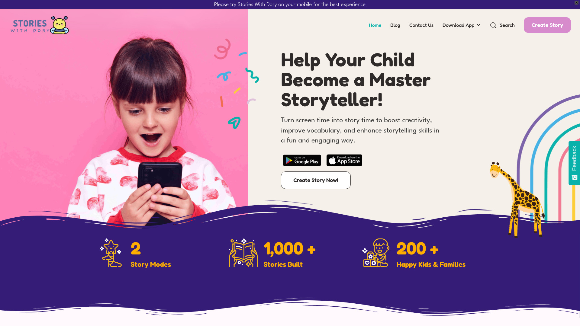 Stories With Dory screenshot