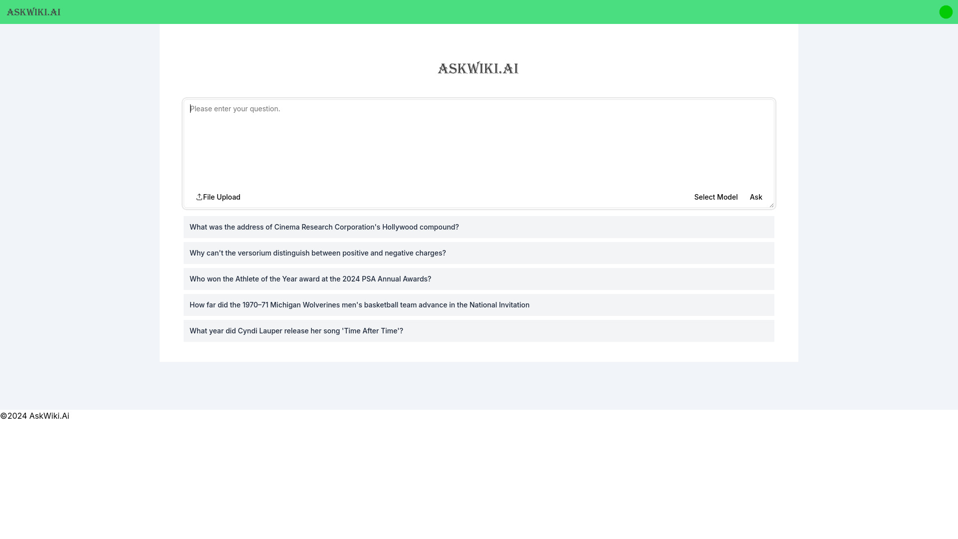 AskWiki.Ai screenshot