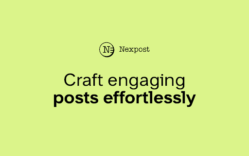 Nexpost screenshot