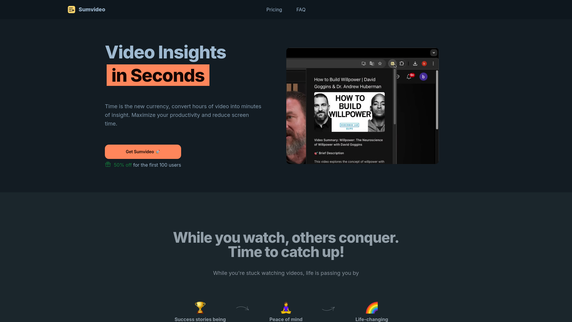 Sumvideo screenshot