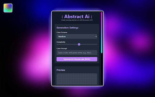 Abstract AI screenshot
