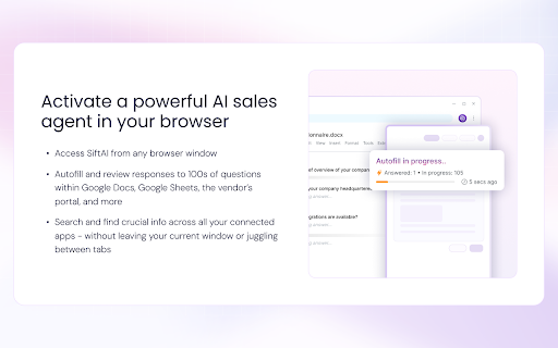 SiftHub screenshot