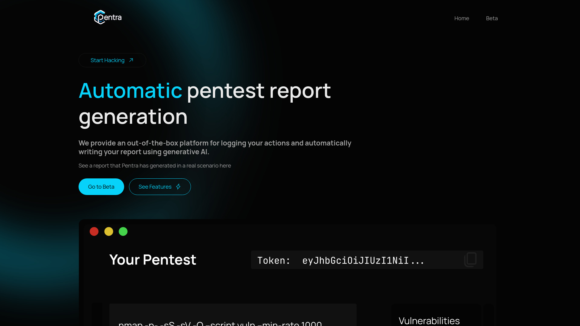 Pentra screenshot