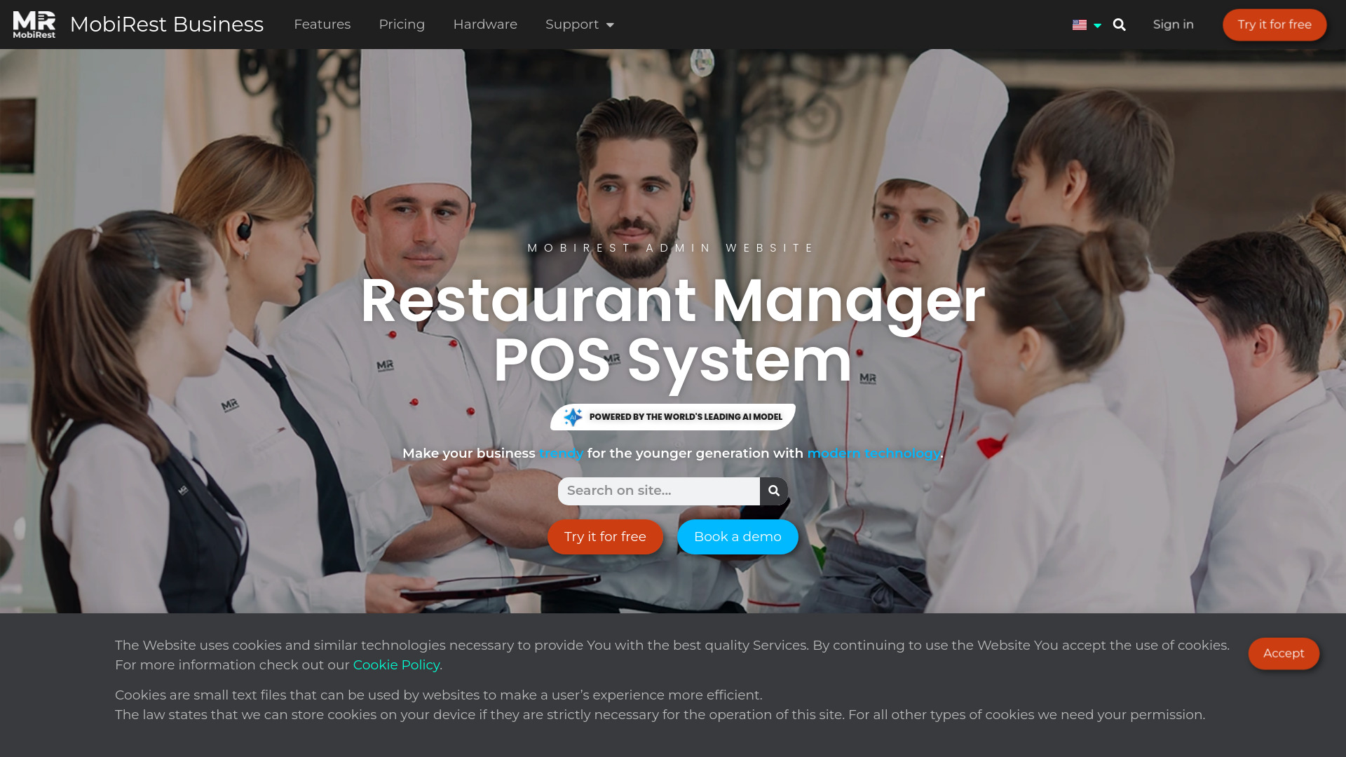 MobiRest Business screenshot