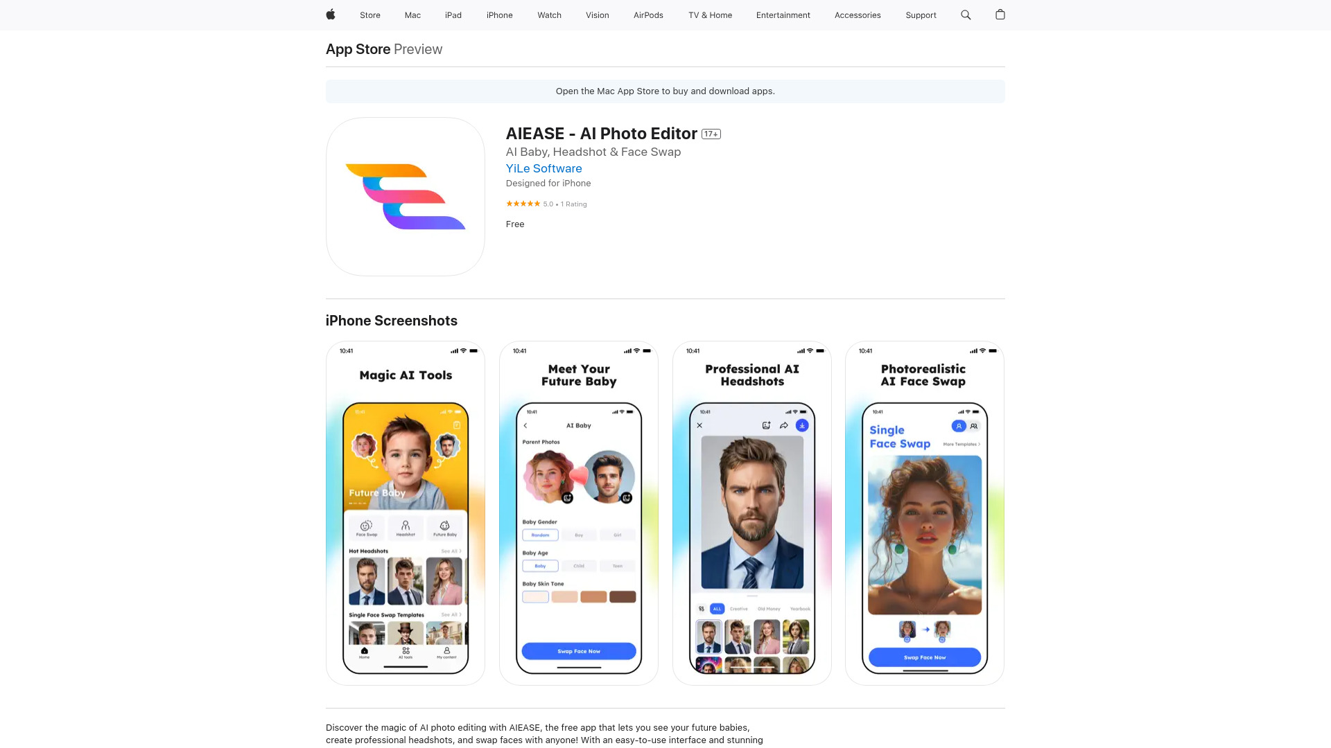 AIEASE - AI Photo Editor screenshot
