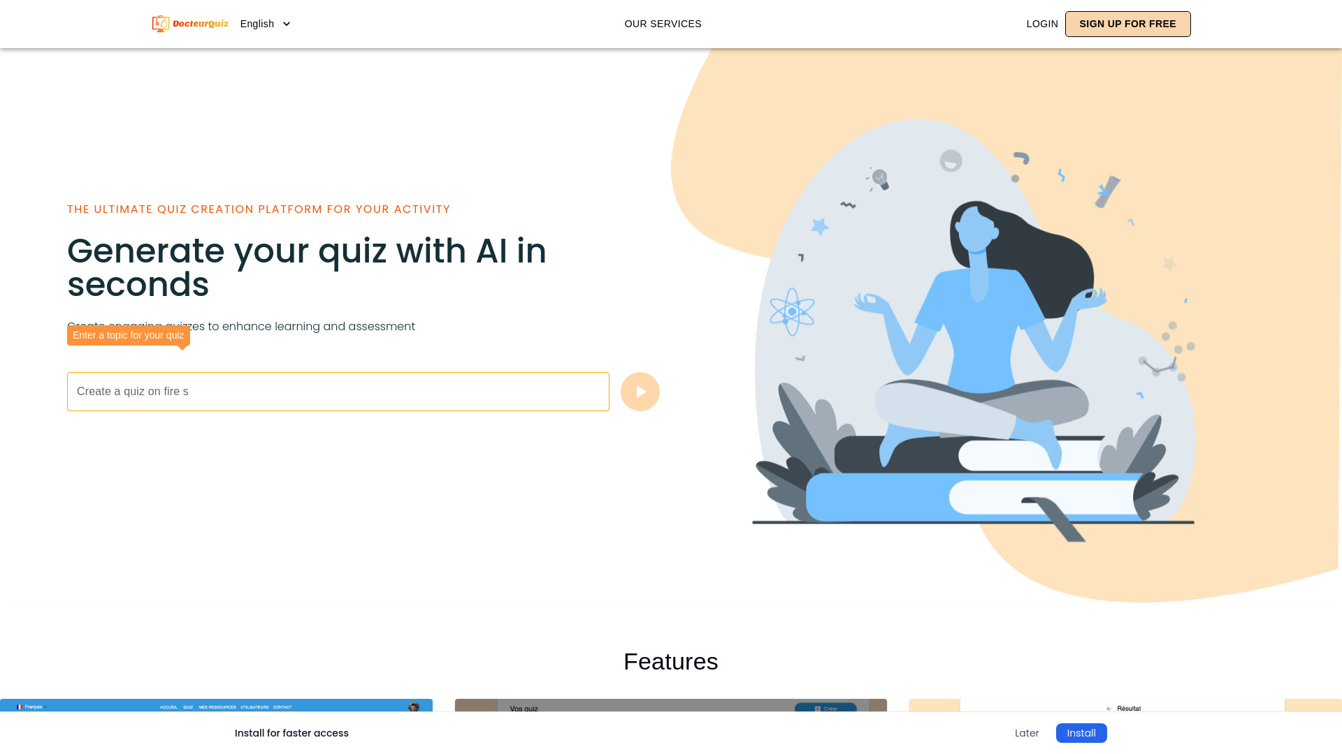 DocteurQuiz screenshot