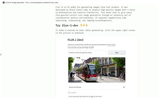 Flux AI screenshot