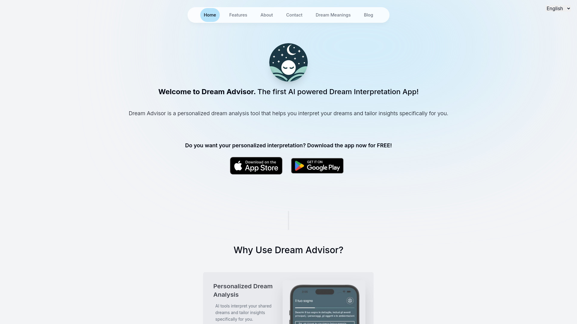 Dream Advisor screenshot