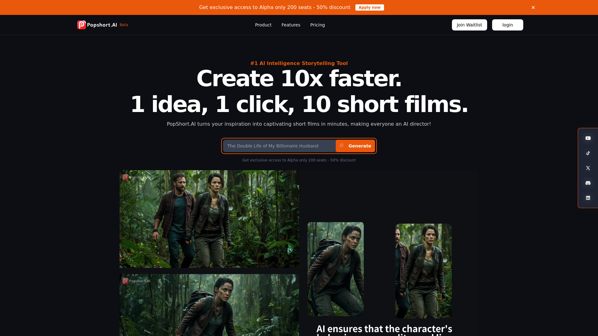 PopShort.AI screenshot