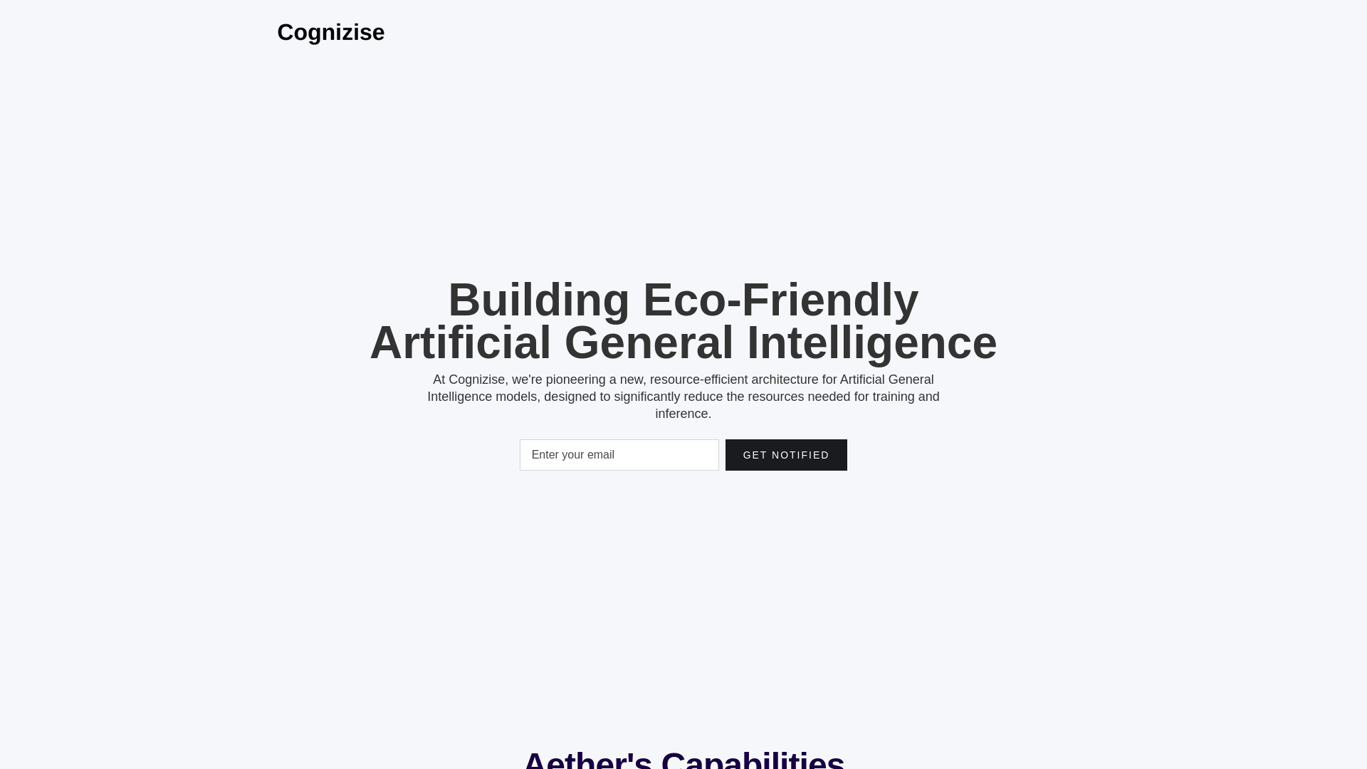 Cognizise screenshot