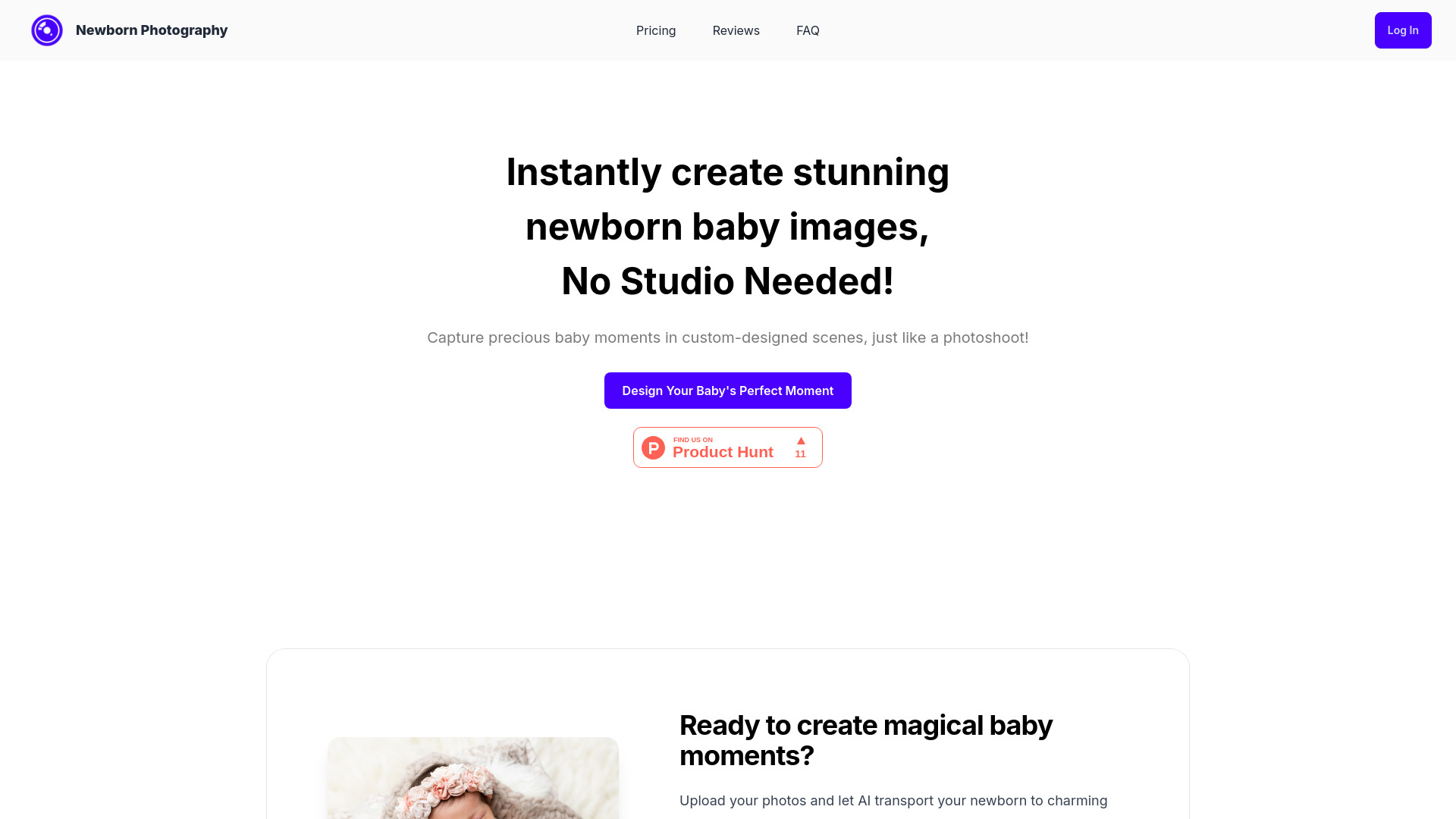 Newborn Photography screenshot