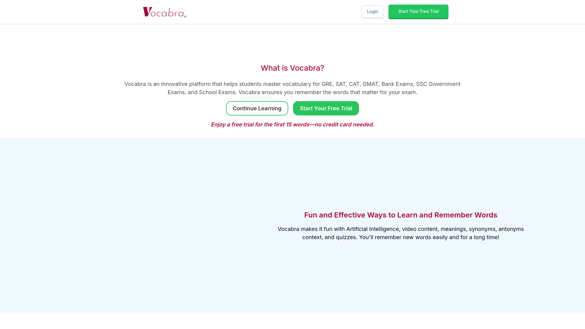 Vocabra screenshot