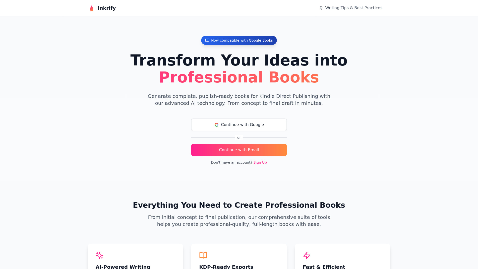 Inkrify screenshot