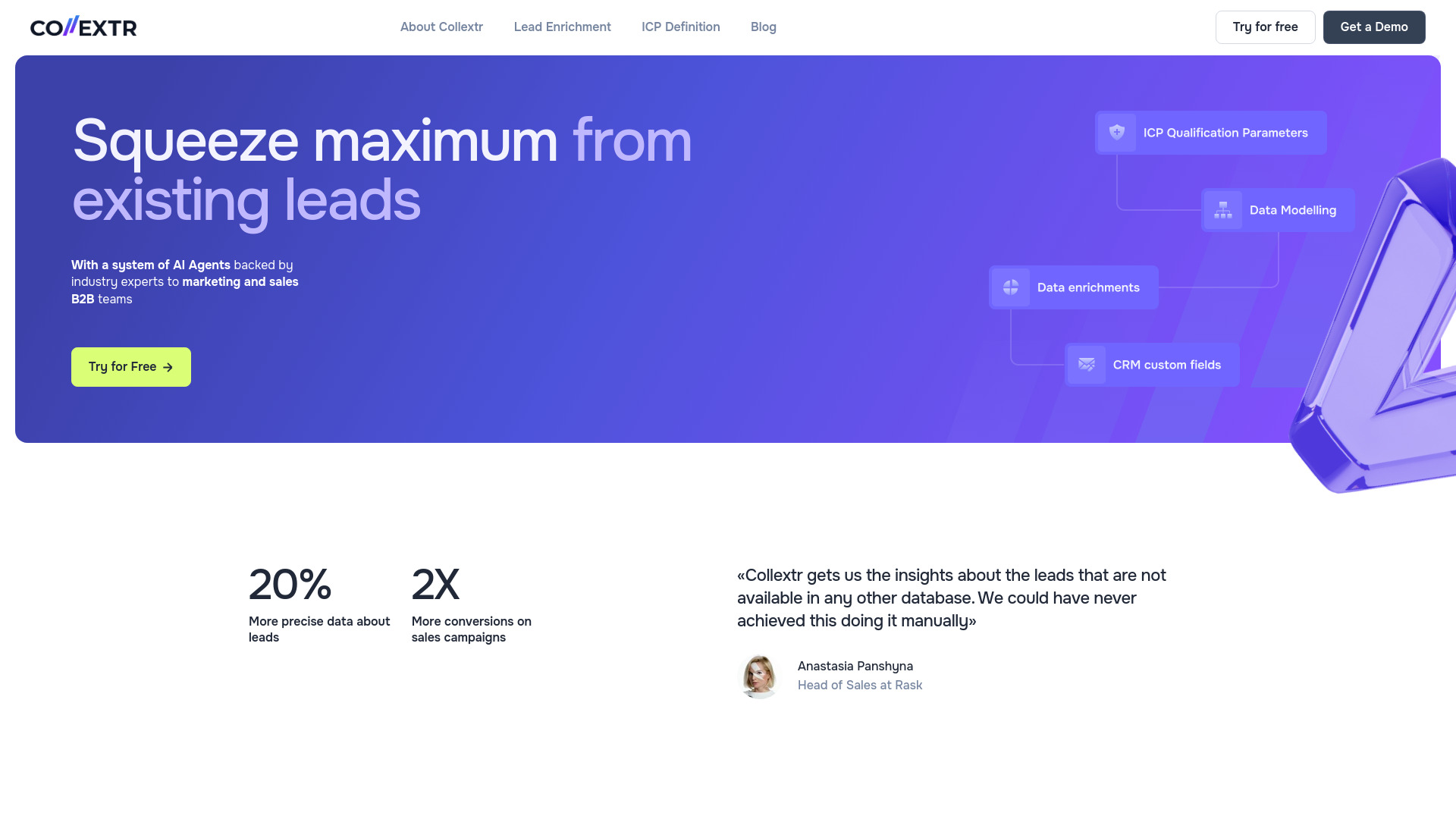 Collextr screenshot