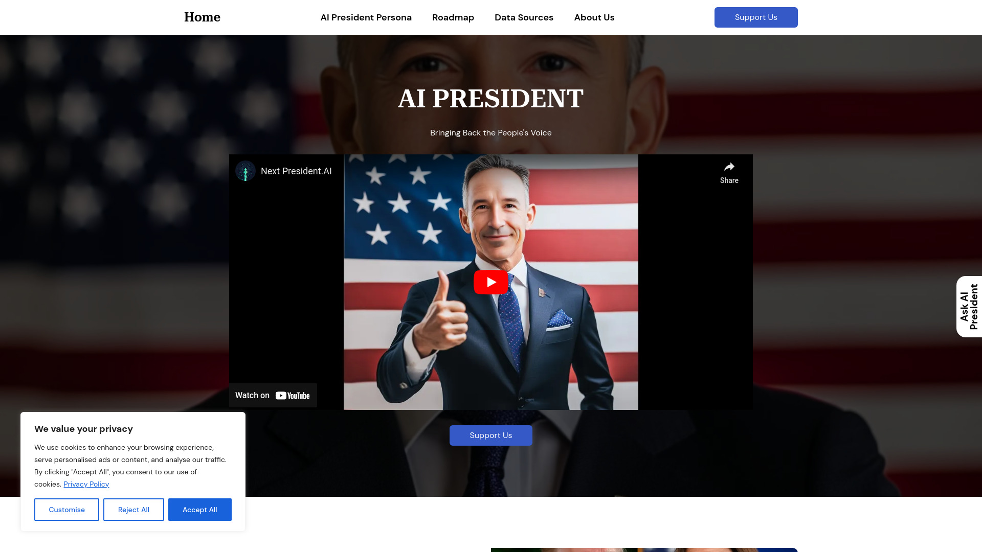 AI President screenshot