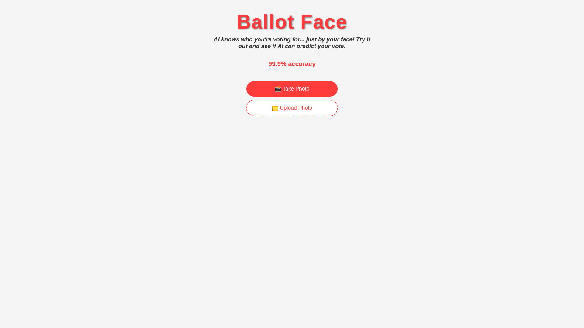 Ballot Face screenshot