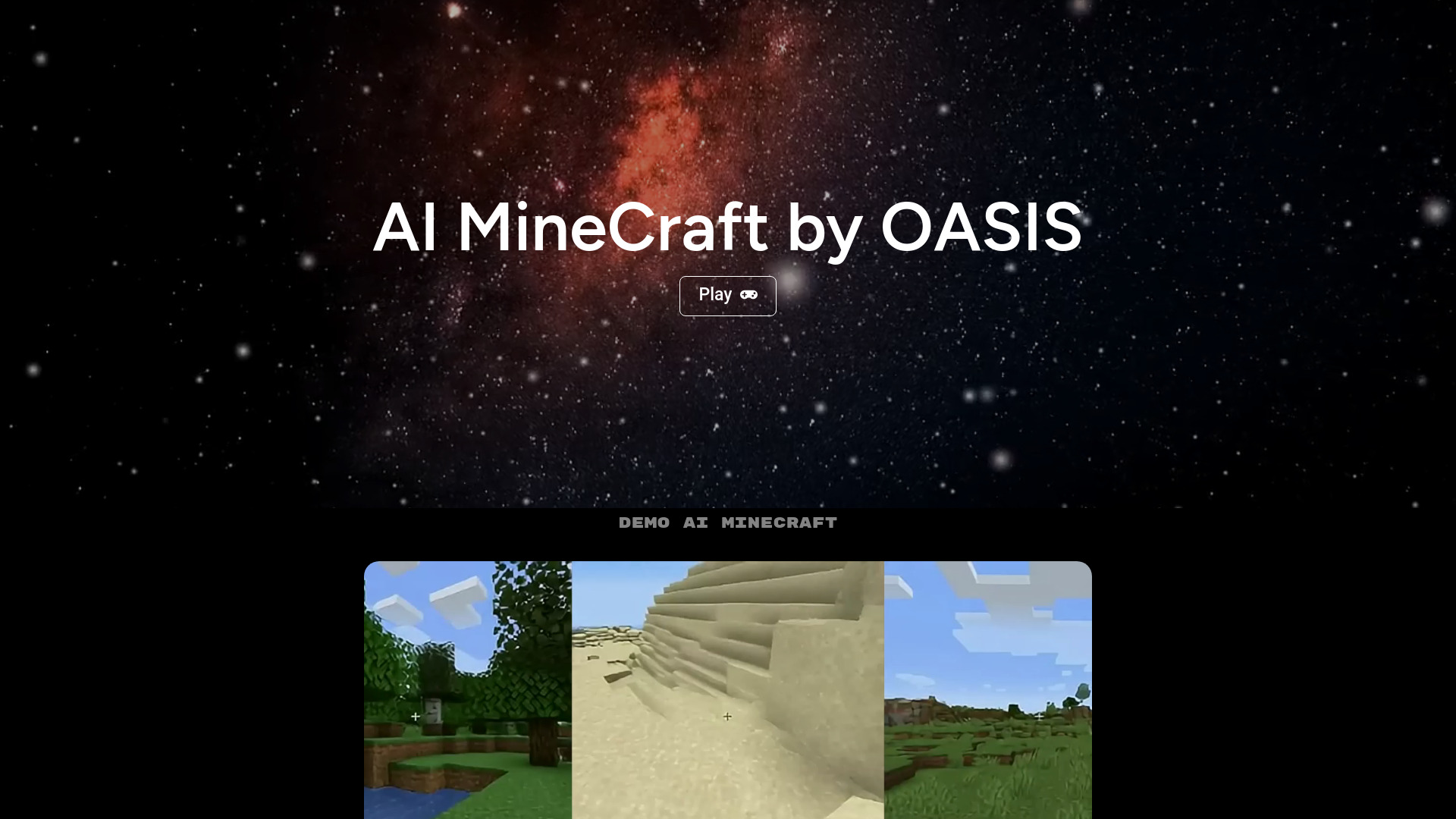 Oasis by Decart screenshot