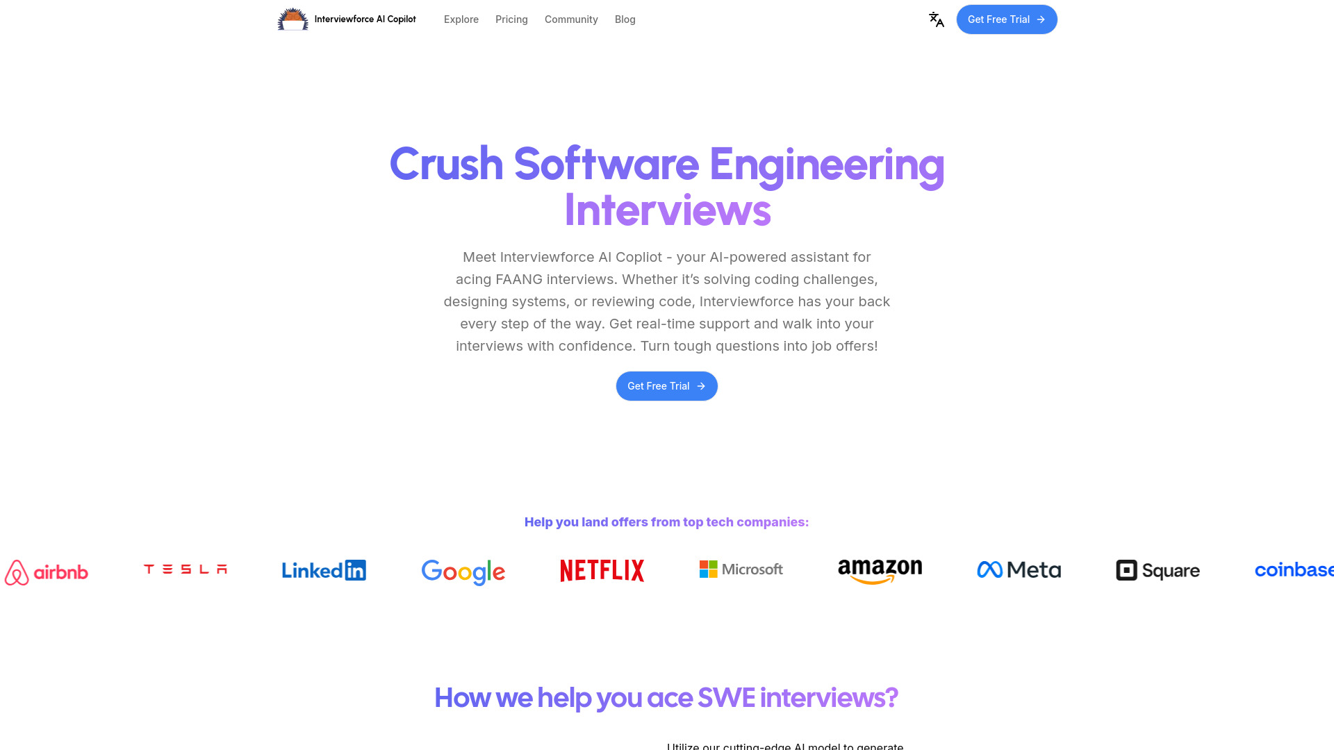 Interviewforce AI Copilot screenshot