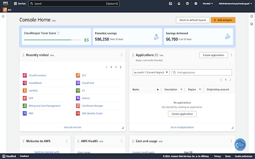 CloudKeeper-Tuner screenshot