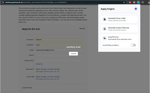 ApplyEngine.AI screenshot