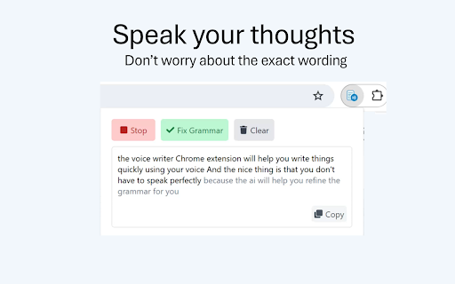 Voice Writer screenshot