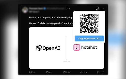 Supercreator.ai for X screenshot