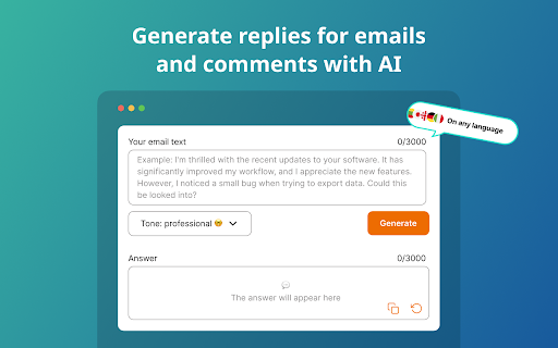 AI Response Generator screenshot