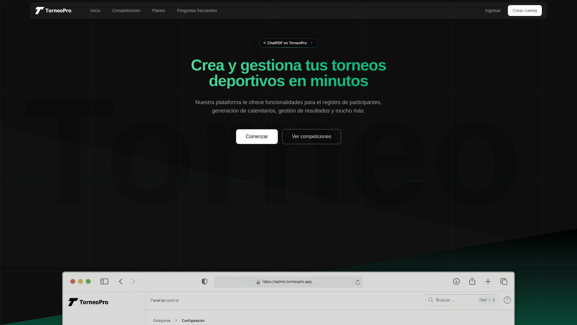 TorneoPro screenshot