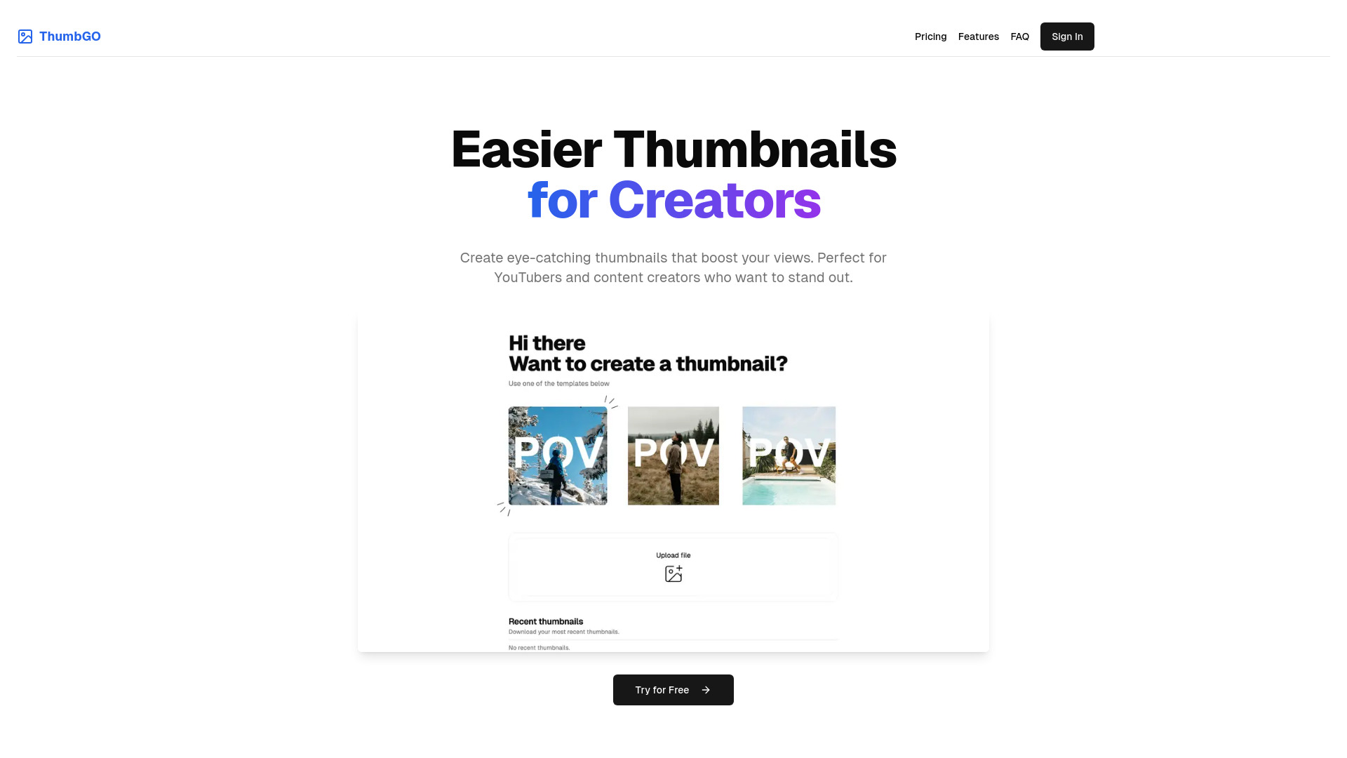 ThumbGO screenshot