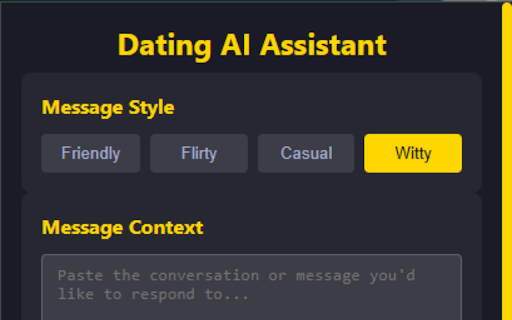 Dating AI Assistant screenshot
