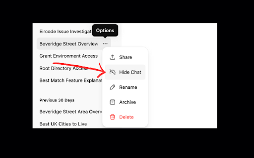 ChatGPT Privacy Extension screenshot