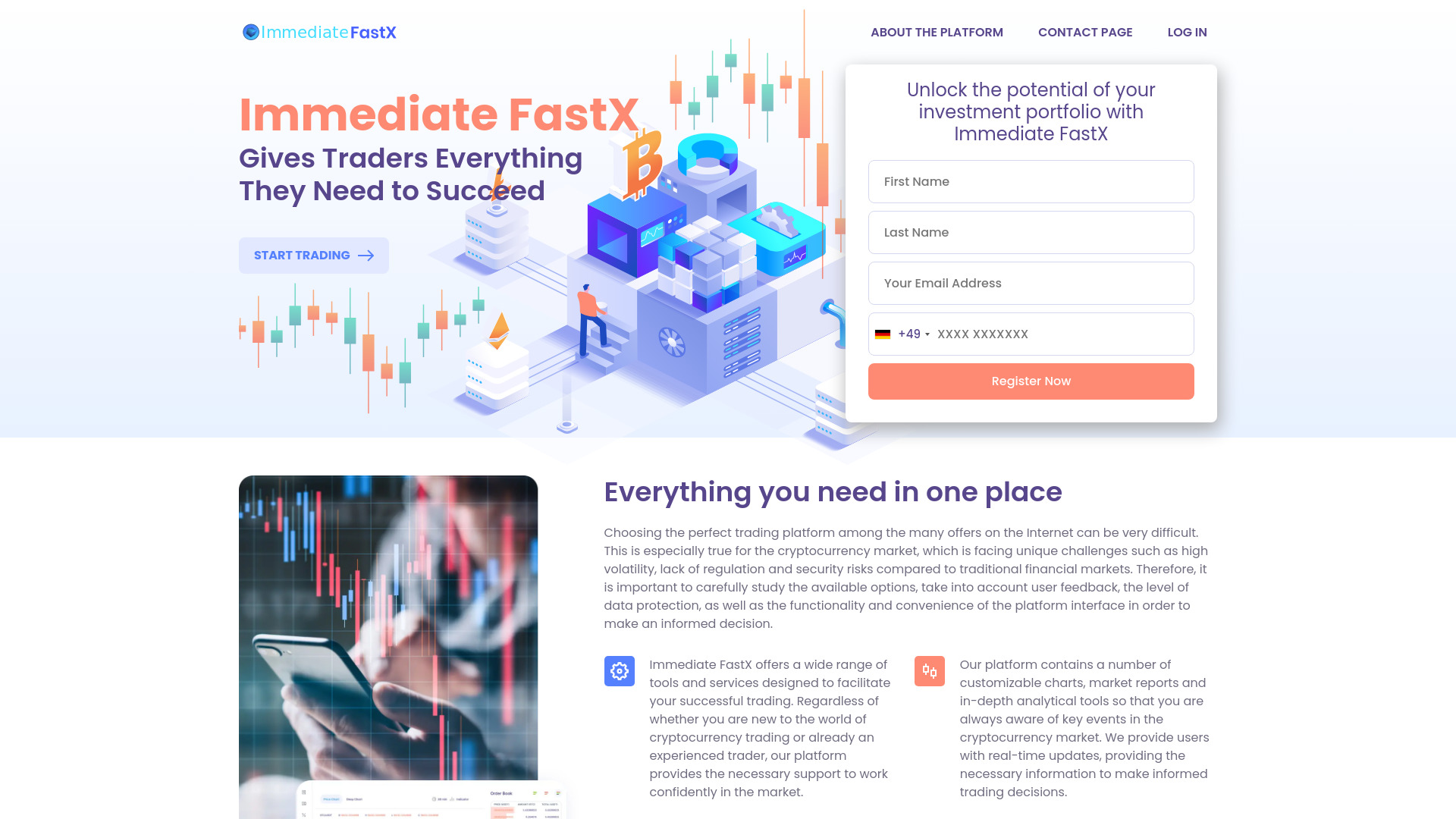 Immediate FastX screenshot