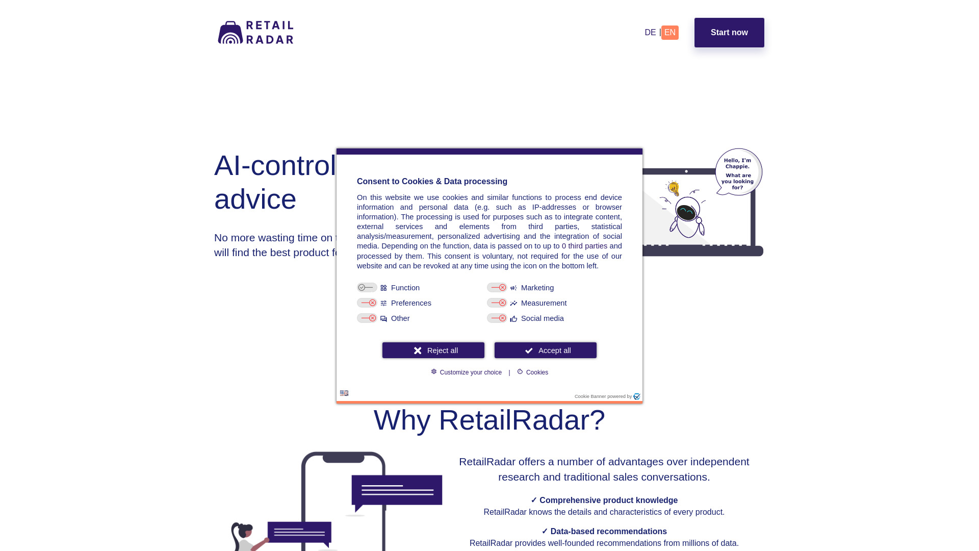RetailRadar screenshot