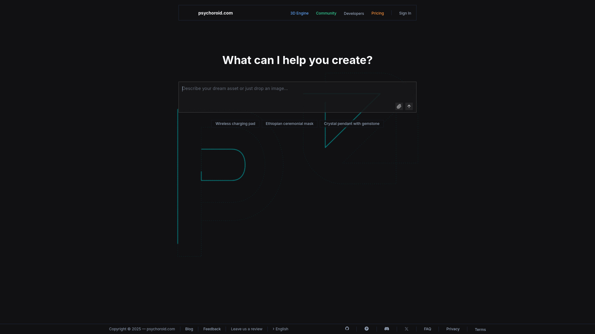 psychoroid.com screenshot