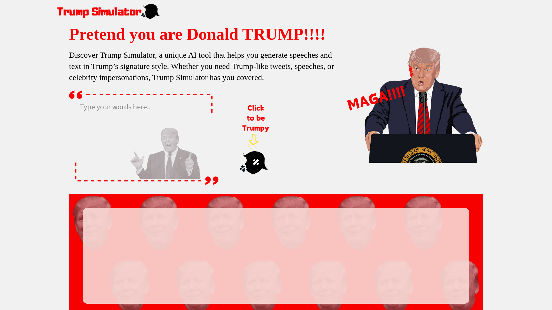 Trump Simulator screenshot