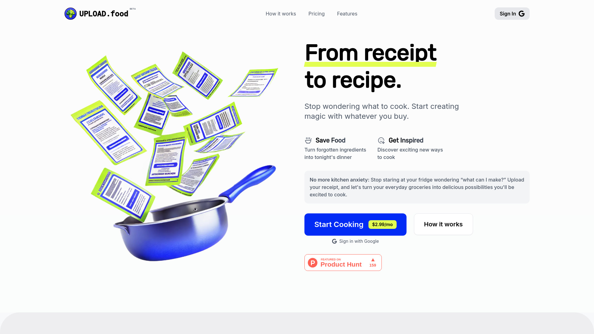 UPLOAD.food screenshot