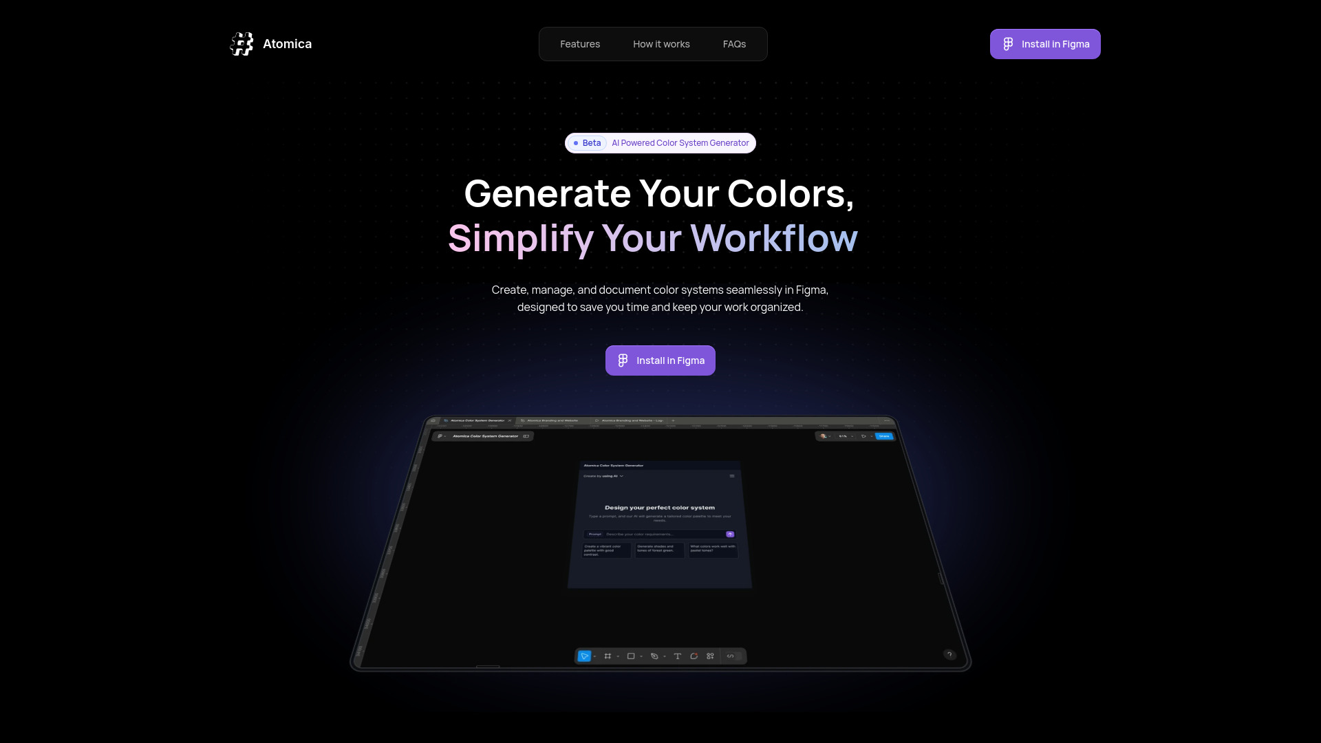 Atomica screenshot