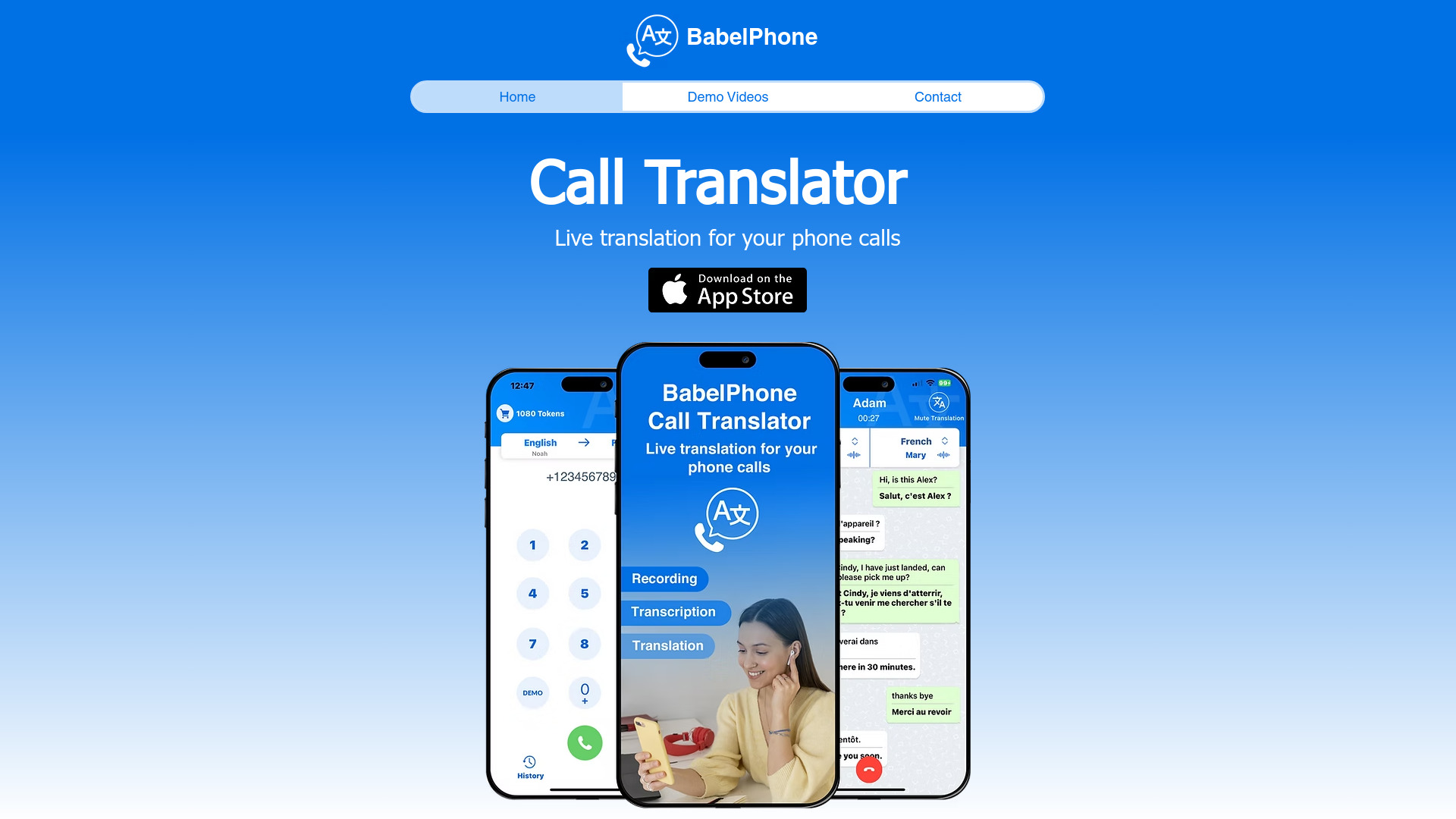 BabelPhone screenshot