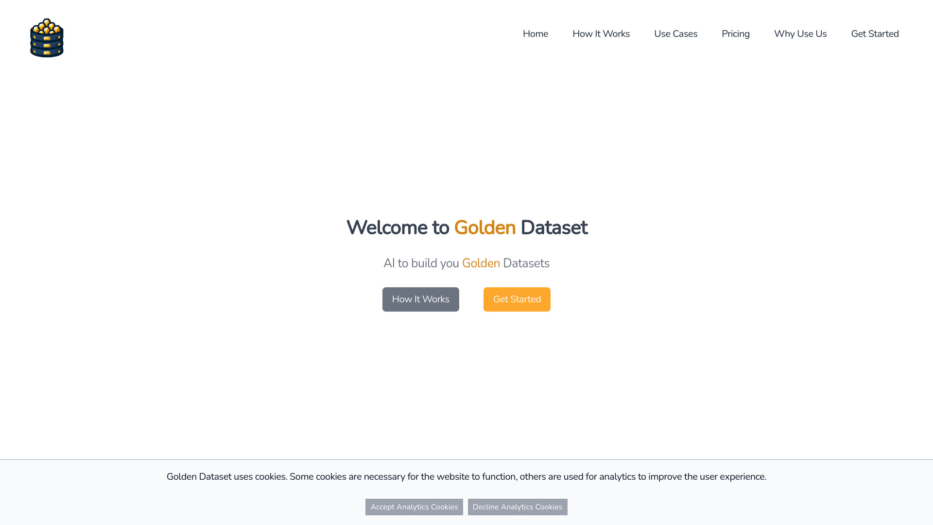 Golden Dataset screenshot