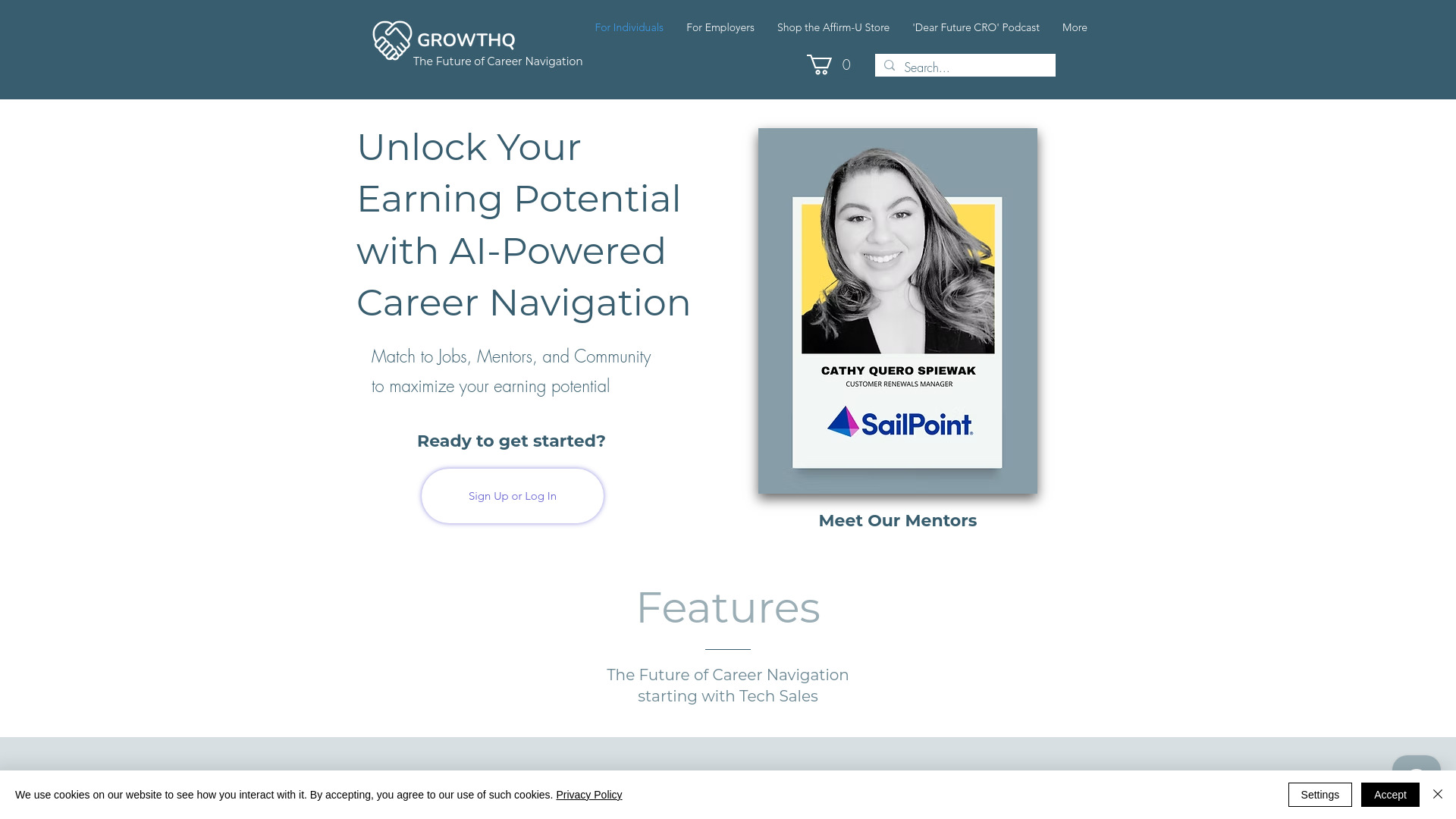 GrowthQ screenshot