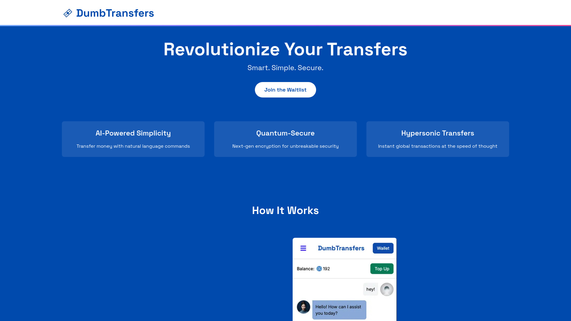 DumbTransfers screenshot