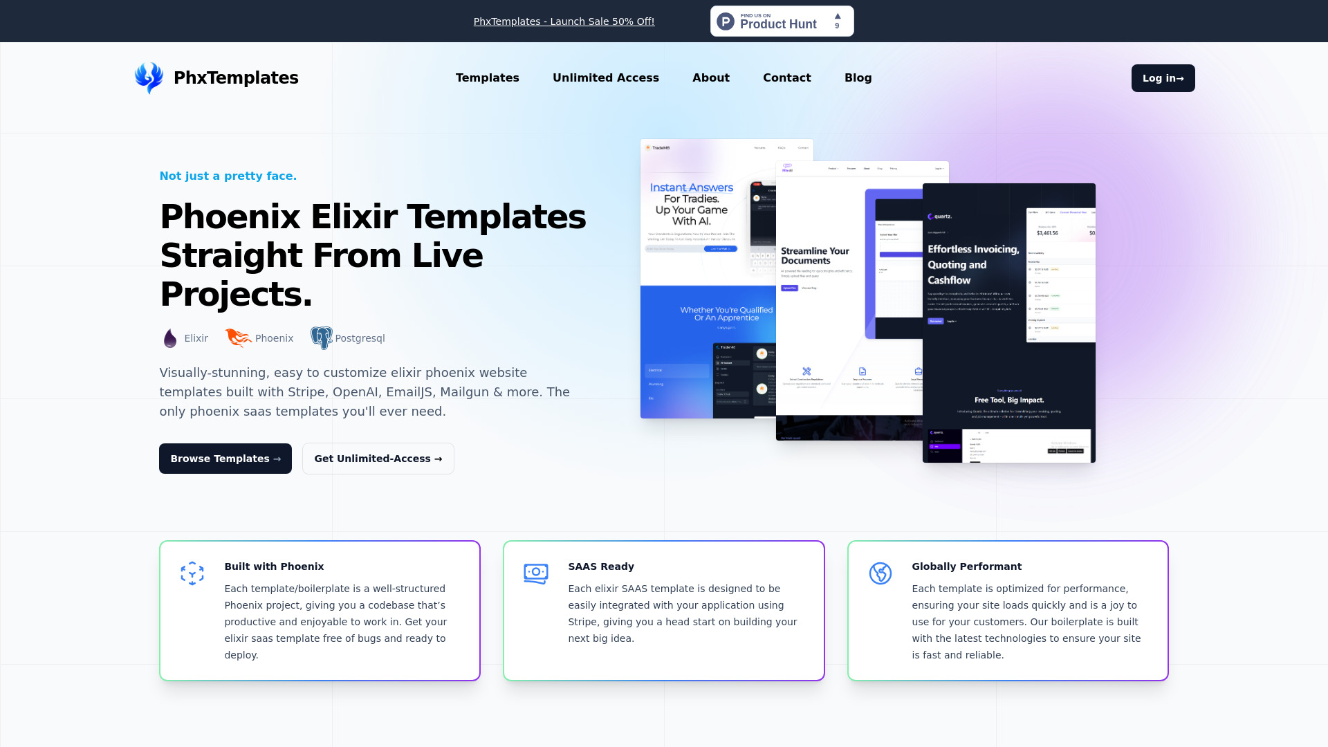PhxTemplates screenshot